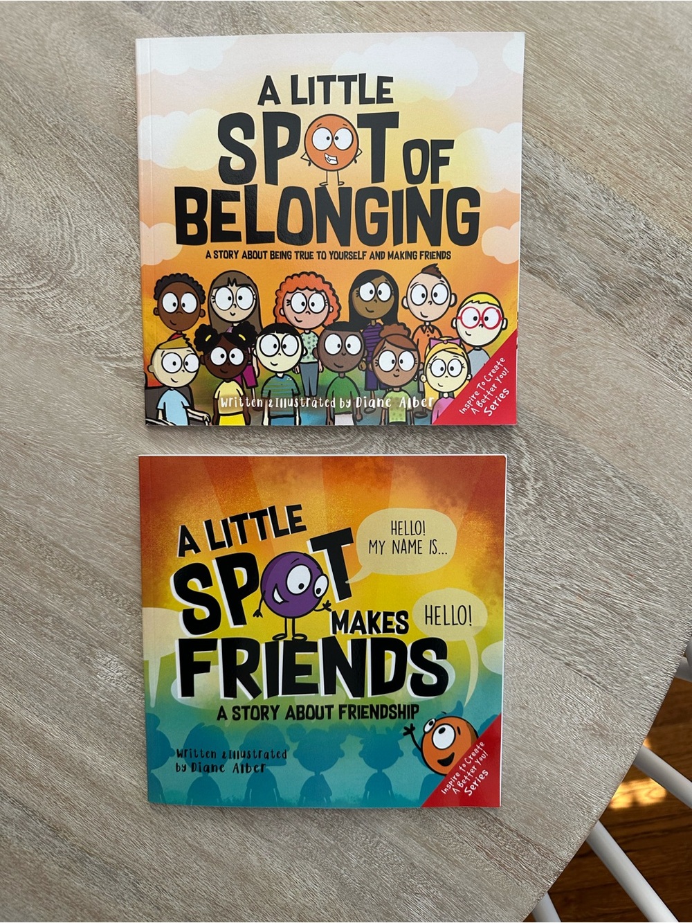 A Little Spot of Belonging & Friends Books Set of 2 NEW